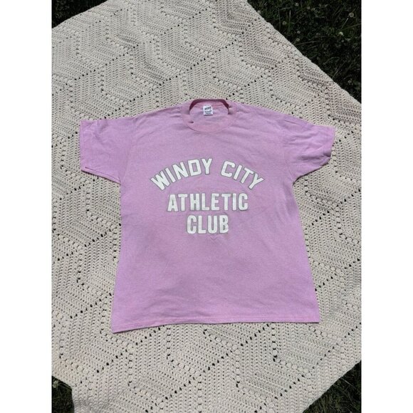 Sportswear Tops - Vintage 70s Sportswear Brand Shirt Tees Chicago Athletic Vacation Adult Large